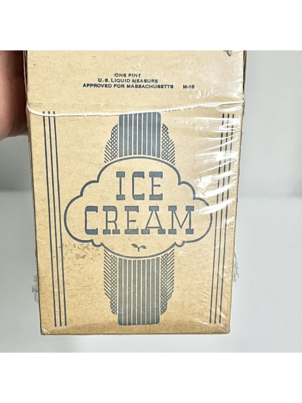 Vintage Art Deco Ice Cream Paper Ephemera Sign Box Bloomer Bros
